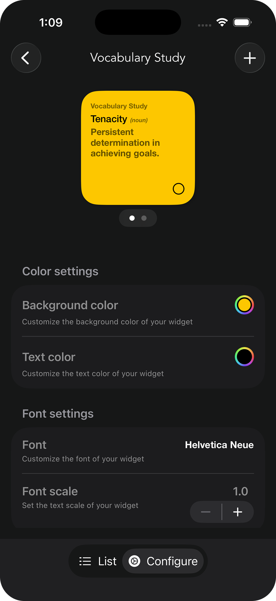 Customization Options